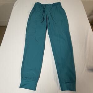 Angie Uniforms Women's Teal Scrub Jogger Pants Size S.